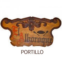 logotipo restaurante el alboroque Portillo